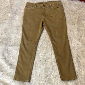 Mens Tan Slim Jeans